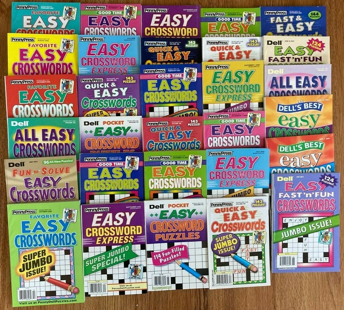 Lot Of 10 Dell Penny Press ALL EASY Crossword Puzzle Books UNSORTED EBay Lot Of 10 Dell Penny Press ALL EASY Crossword Puzzle Books UNSORTED EBay