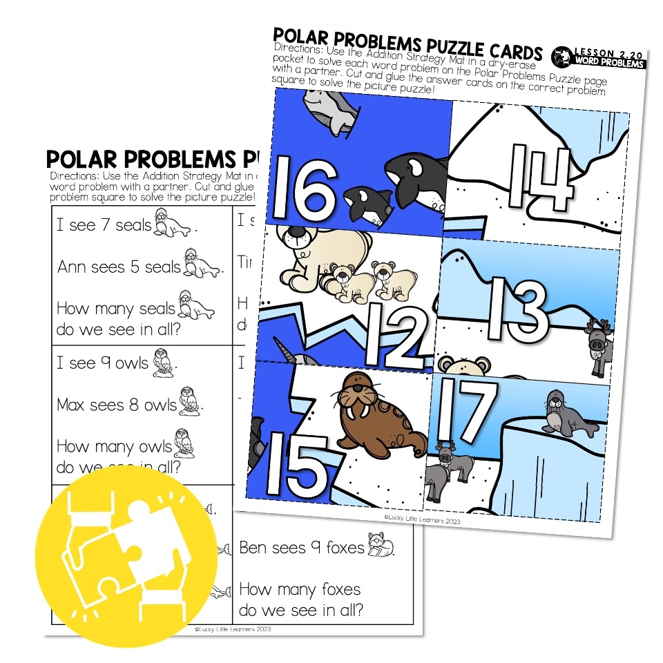 Lucky To Learn Math 1st Grade Lesson 2 20 Word Problems Lucky To Learn Math 1st Grade Lesson 2 20 Word Problems