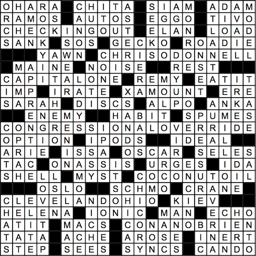 March 2019 Crossword Answer Key Washingtonian