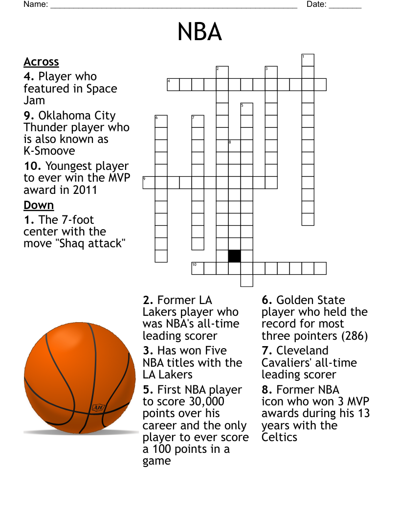 March Madness Crossword WordMint March Madness Crossword WordMint