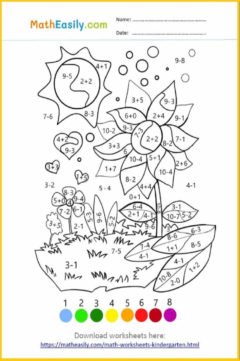 Math Addition Puzzles ONLINE Printable