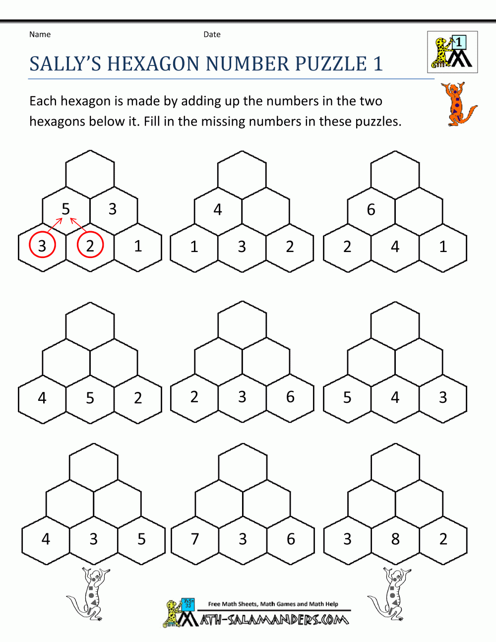 Math Puzzles For 1st Grade Math Puzzles For 1st Grade