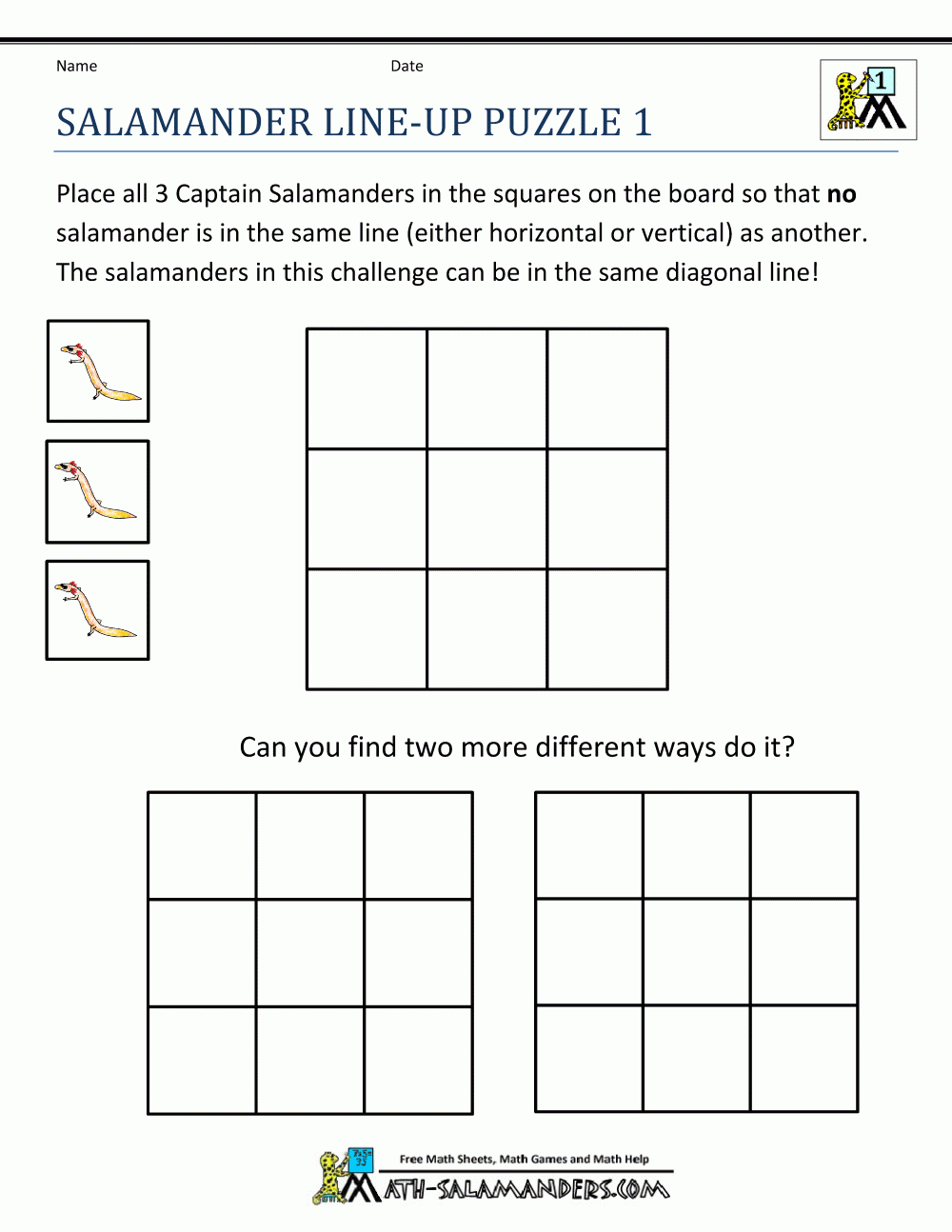 Logic Puzzles For Middle School Worksheets