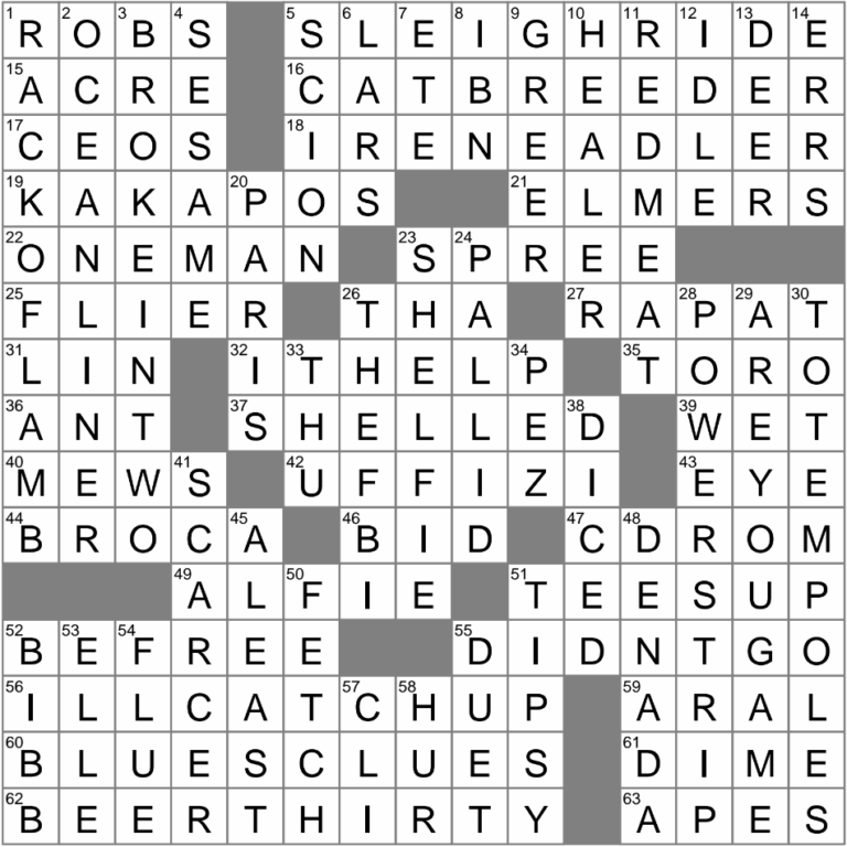 Member Of A Peer Group Crossword Clue Archives LAXCrossword