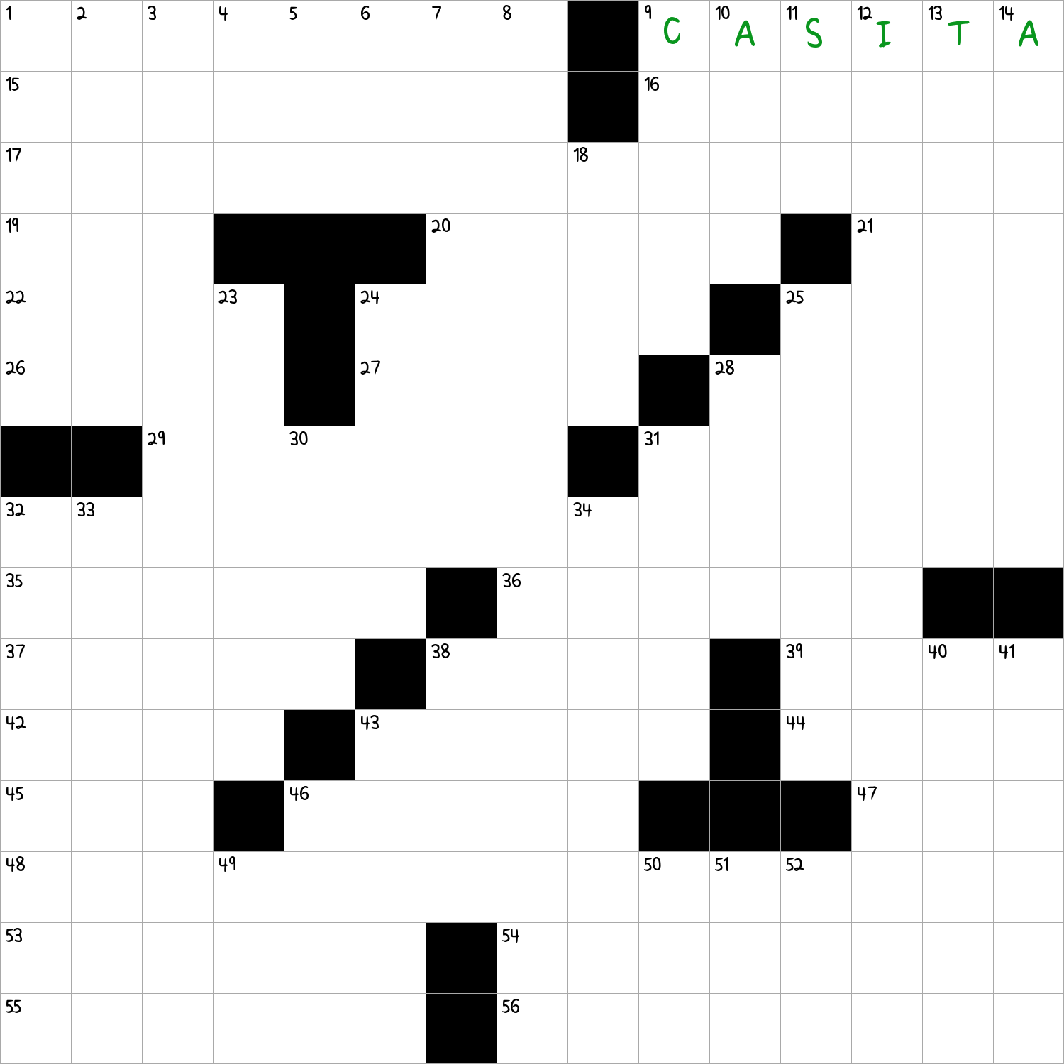 Modest Home In Modesto Say NYT Crossword Clue