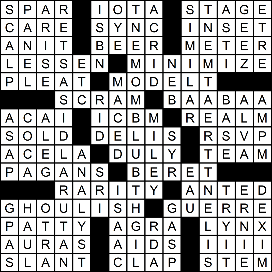 Monday Fills Puzzling Problems