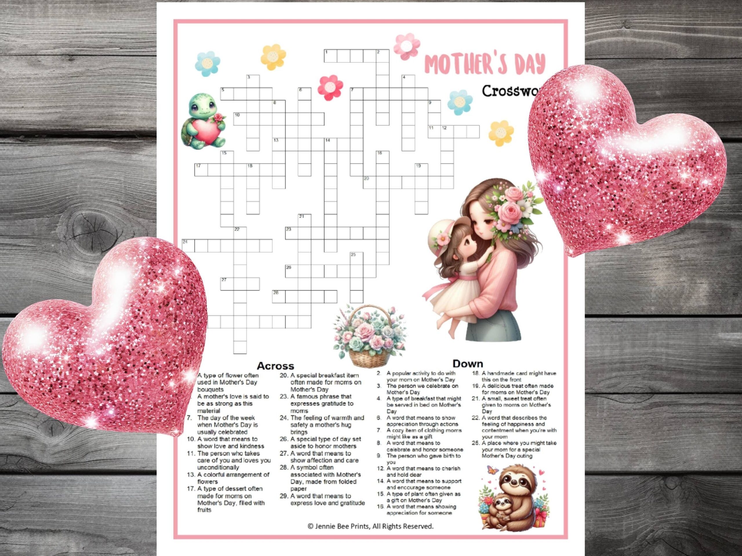 Mothers Day Crossword Puzzle Mothers Day Crossword Puzzle