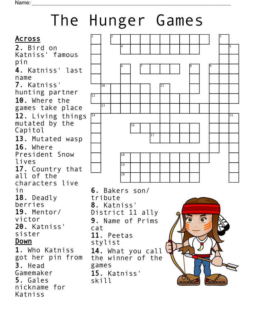 Printable Crossword Puzzles Movies Printable Crossword Puzzles Movies