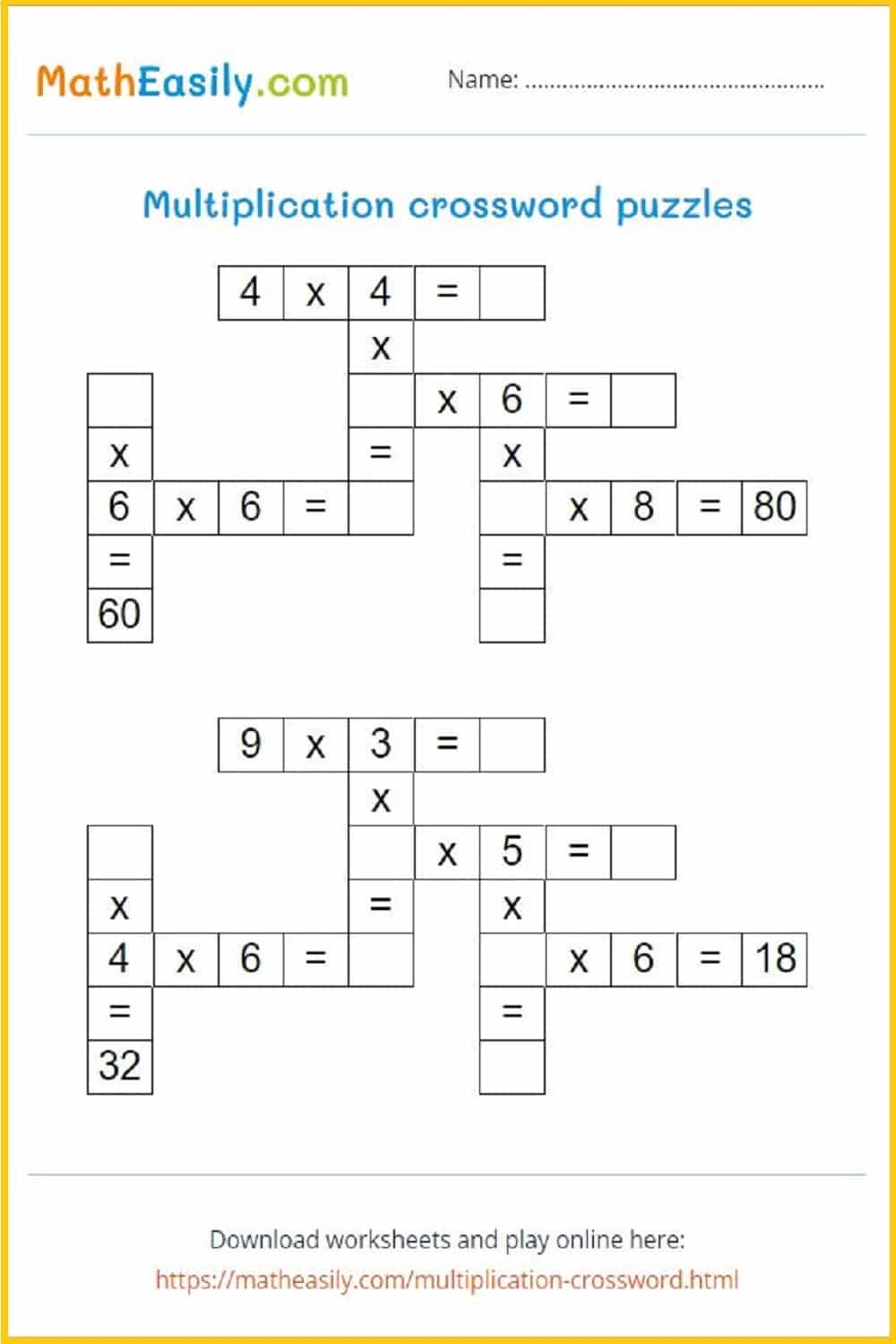 Multiplication Worksheets PDF Free Download Multiplication Worksheets PDF Free Download