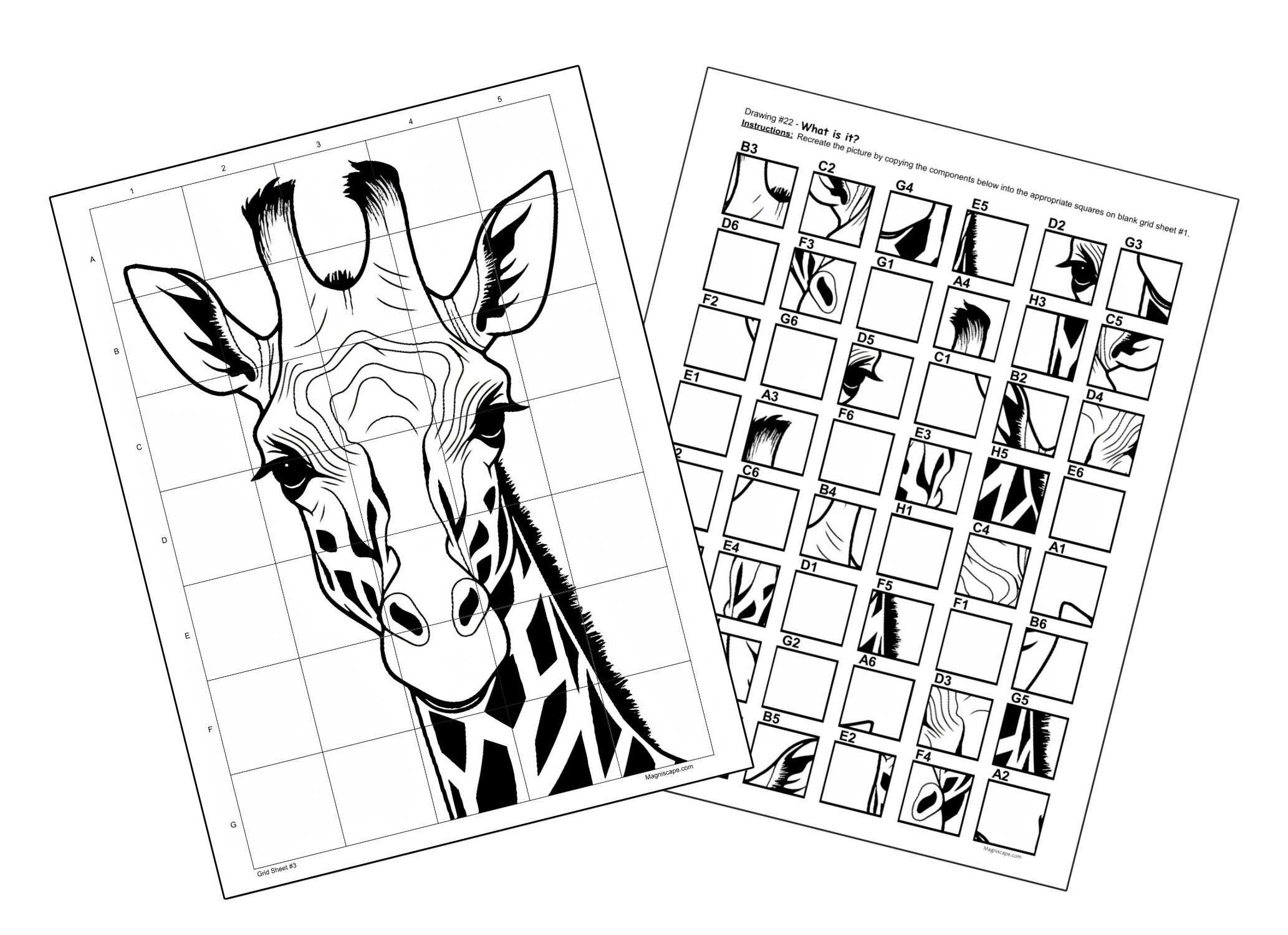 Puzzle Drawing Worksheet