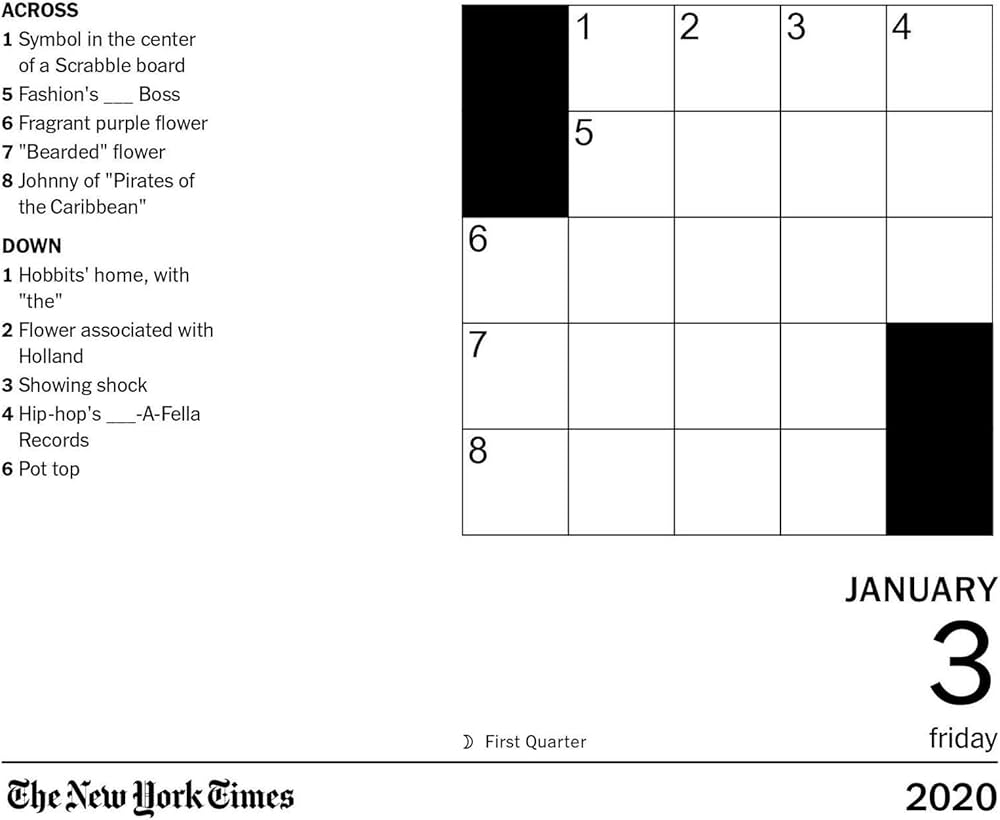 New York Times Mini Crossword Puzzles 2020 Day to Day Calendar By New York Times Mini Crossword Puzzles 2020 Day to Day Calendar By