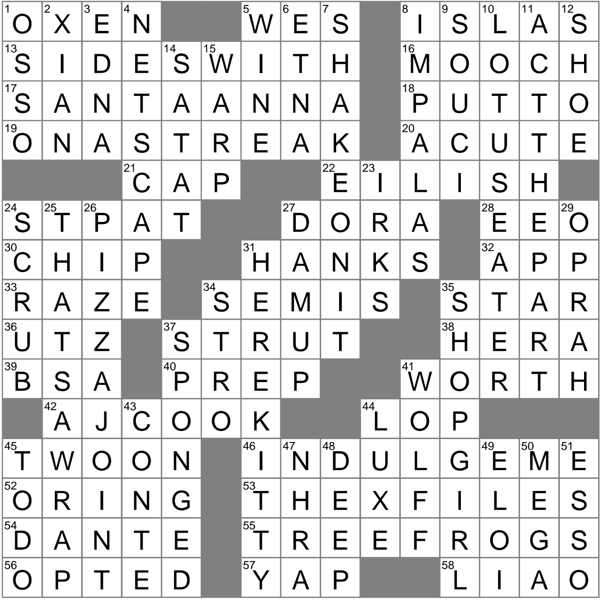 Odyssey Dreamer Crossword Clue Archives LAXCrossword