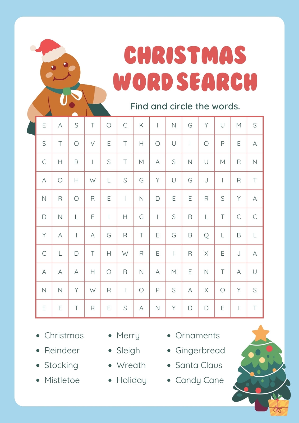 Worksheet 13e Word Search Puzzle