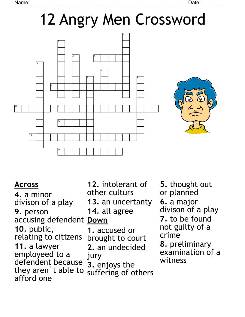 Parts Of The Courtroom Crossword WordMint Parts Of The Courtroom Crossword WordMint