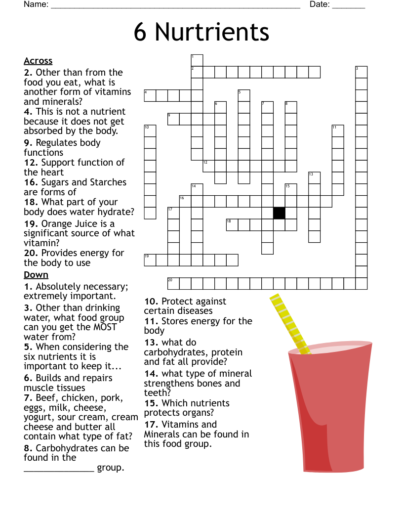 Flaky Mineral Crossword Puzzle