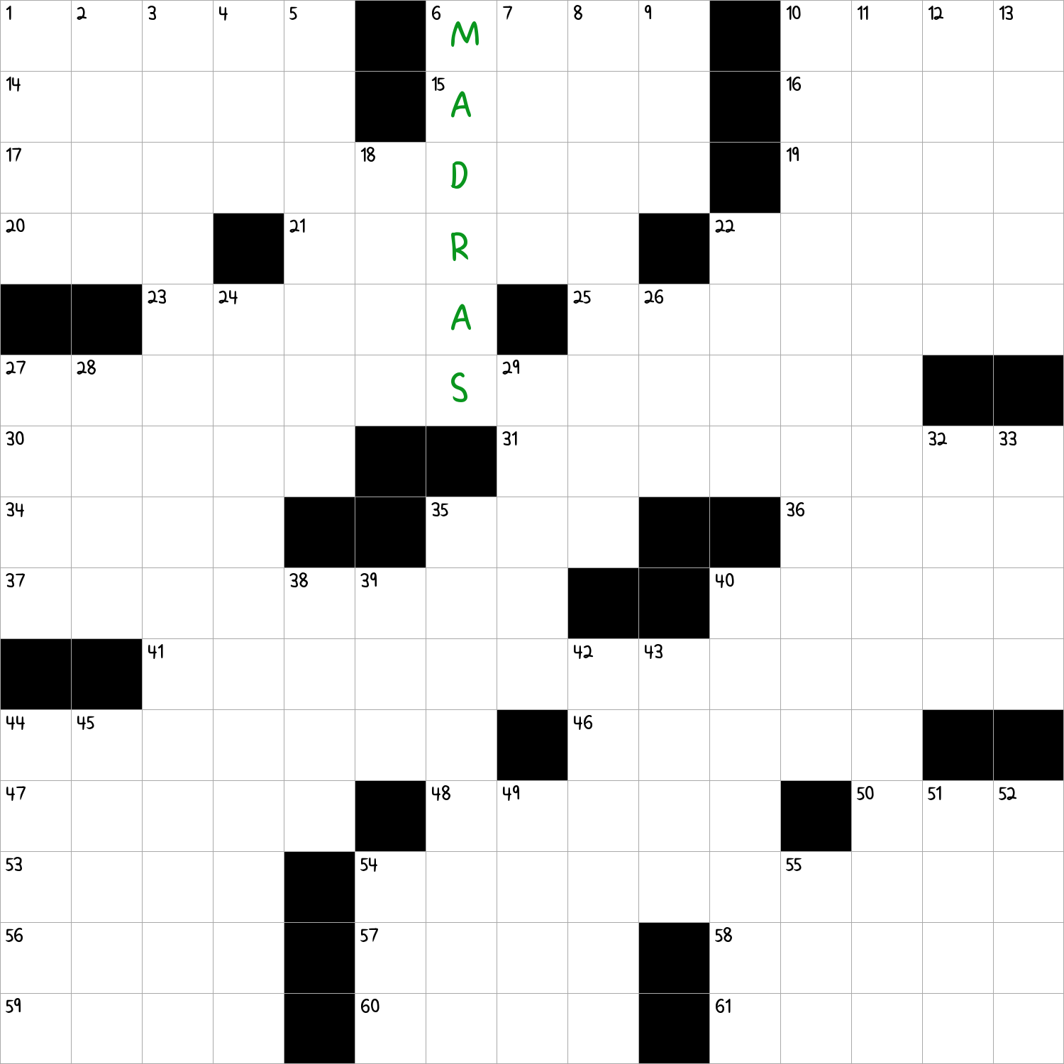 Patterned Cotton Fabric Originally From India NYT Crossword Clue