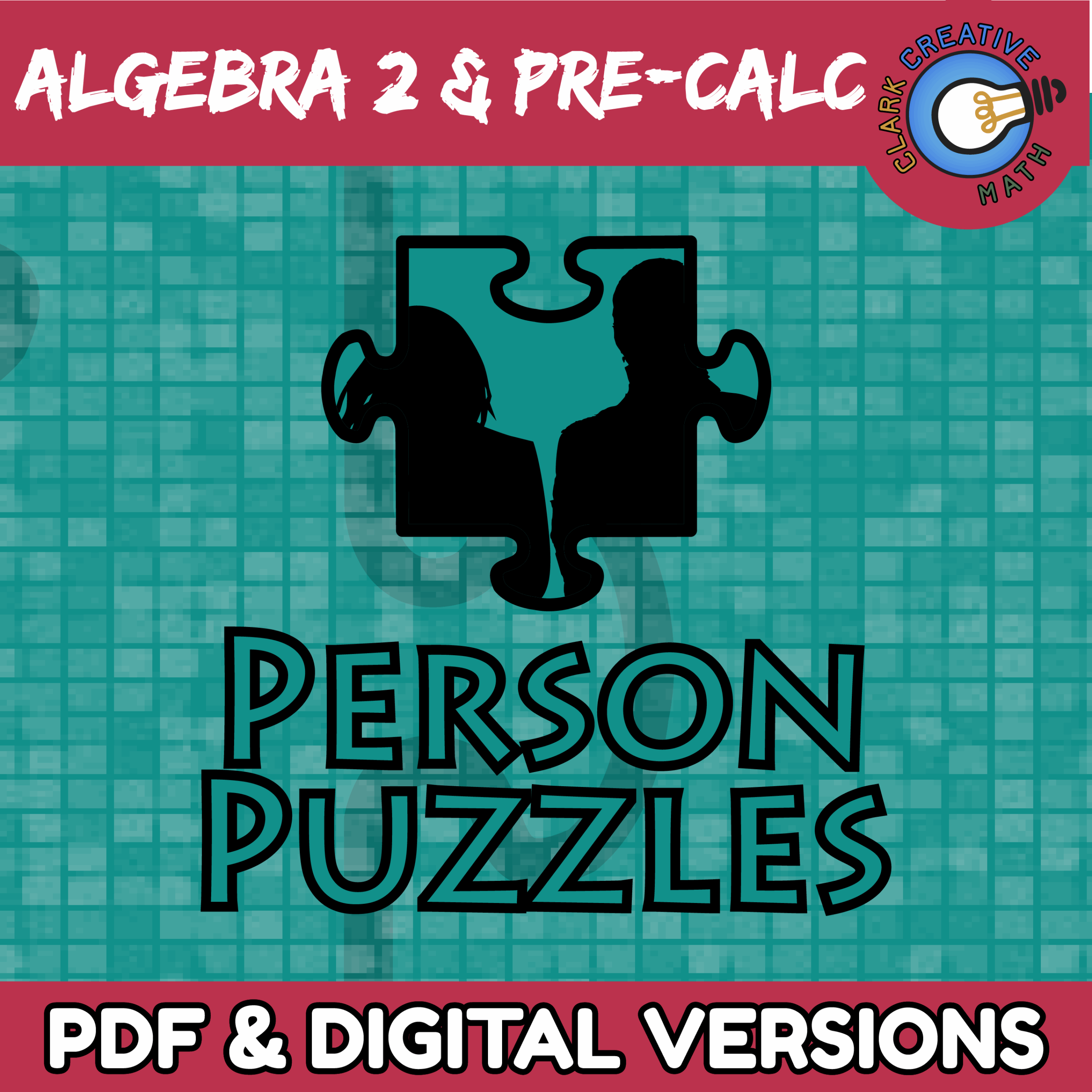 Person Puzzle Algebra 2 U0026 Pre Calc Bundle