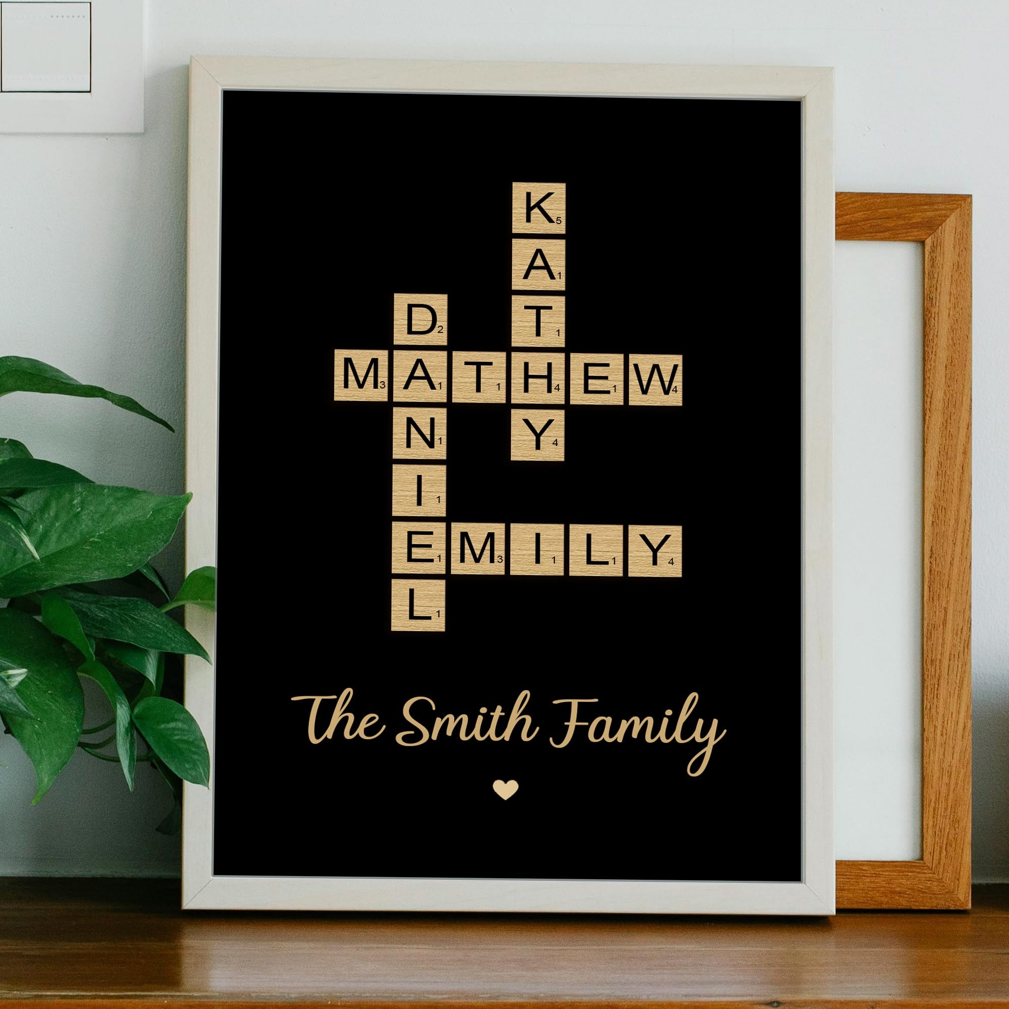 Personalized Crossword Puzzle Wall Art Custom Family Name Sign Poster Home Decor Gift For Christmas Birthday Valentine s Day Personalized Crossword Puzzle Wall Art Custom Family Name Sign Poster Home Decor Gift For Christmas Birthday Valentine s Day