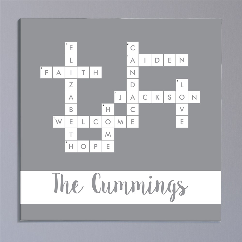 Family Name Crossword Puzzle Family Name Crossword Puzzle