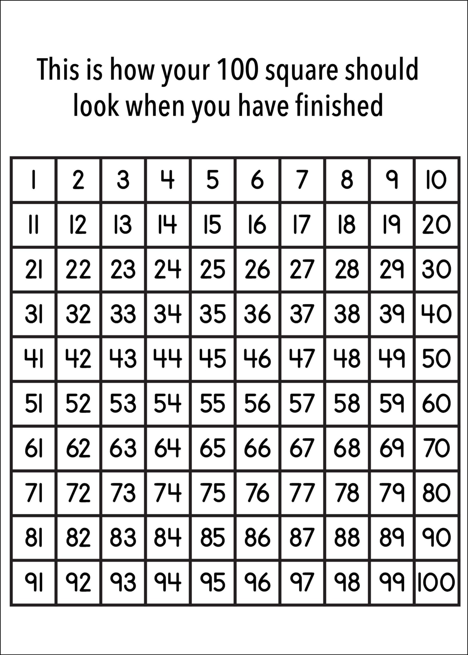 Place Value To 100 Jigsaws 100 Chart Jigsaw Activity Printable 