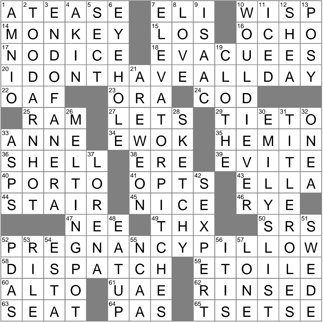 Presentations That Are Up and down Crossword Clue Archives 