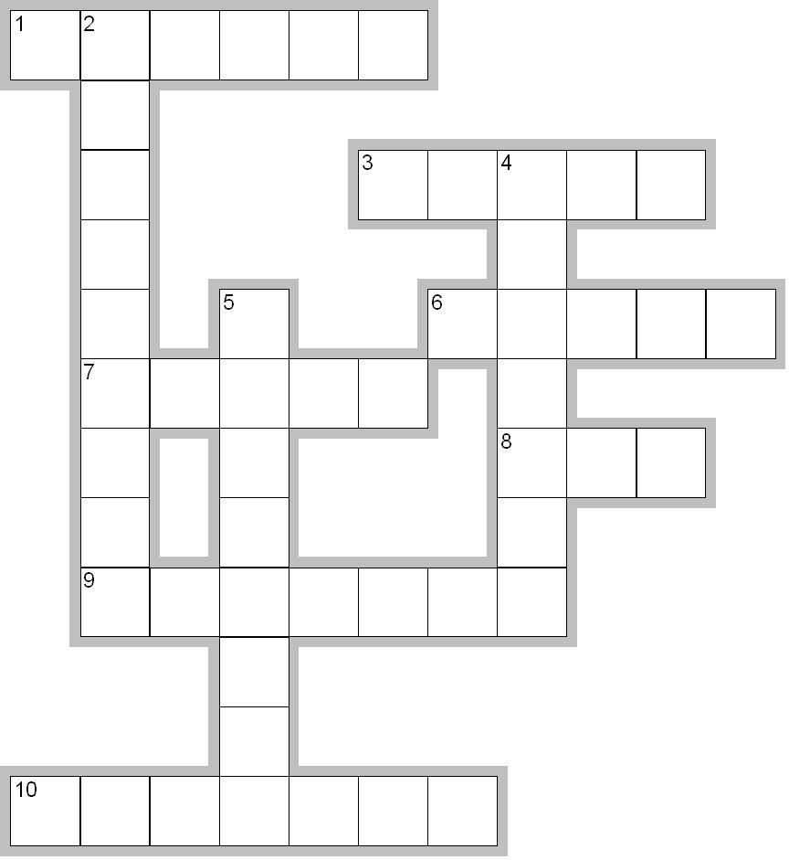 Printable Blank Crossword Grid Printable Crossword Puzzles