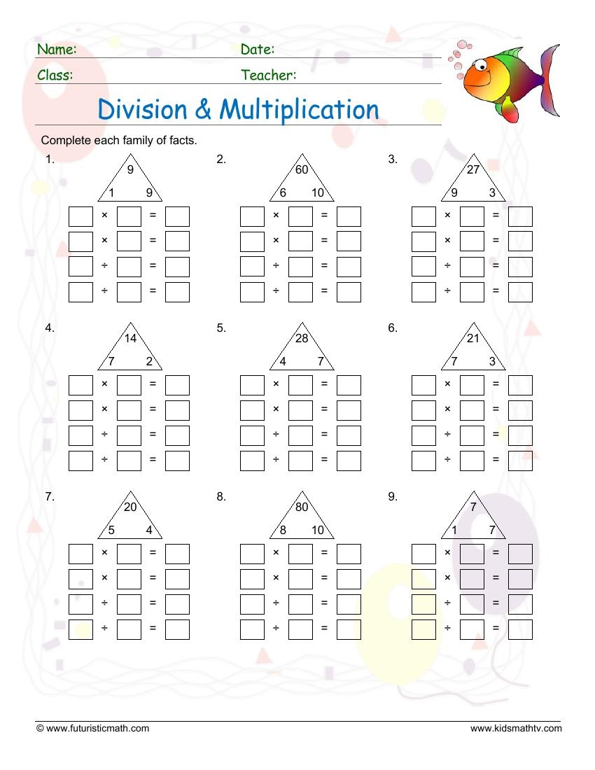 Printable Division Worksheets For Teachers Math Champions