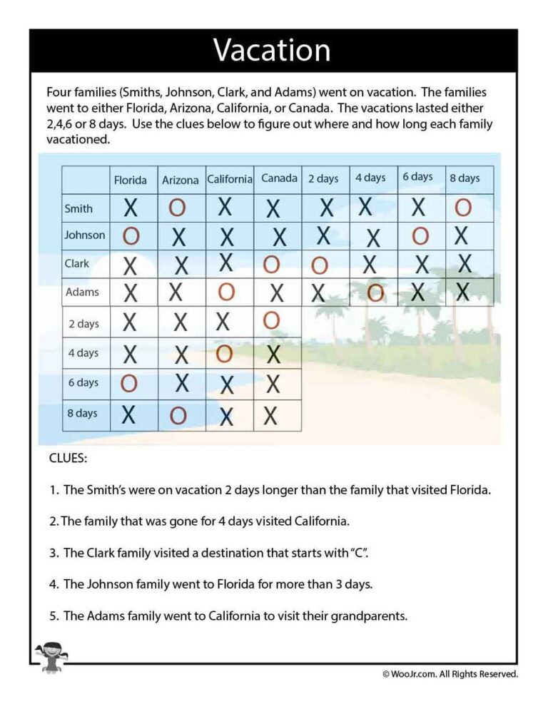 Printable Logic Puzzles For Kids Woo Jr Kids Activities Worksheets Library