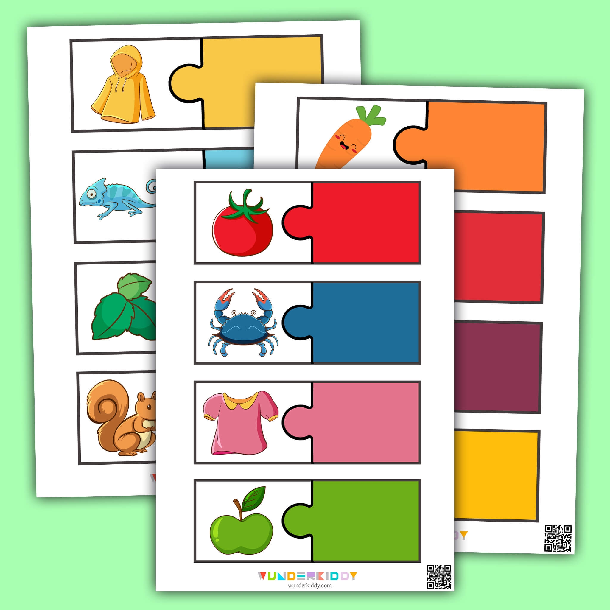 Free Puzzle Worksheets For Kindergarten