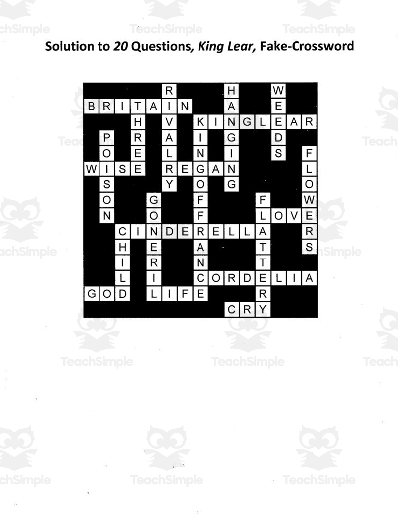 Crossword Puzzling Question
