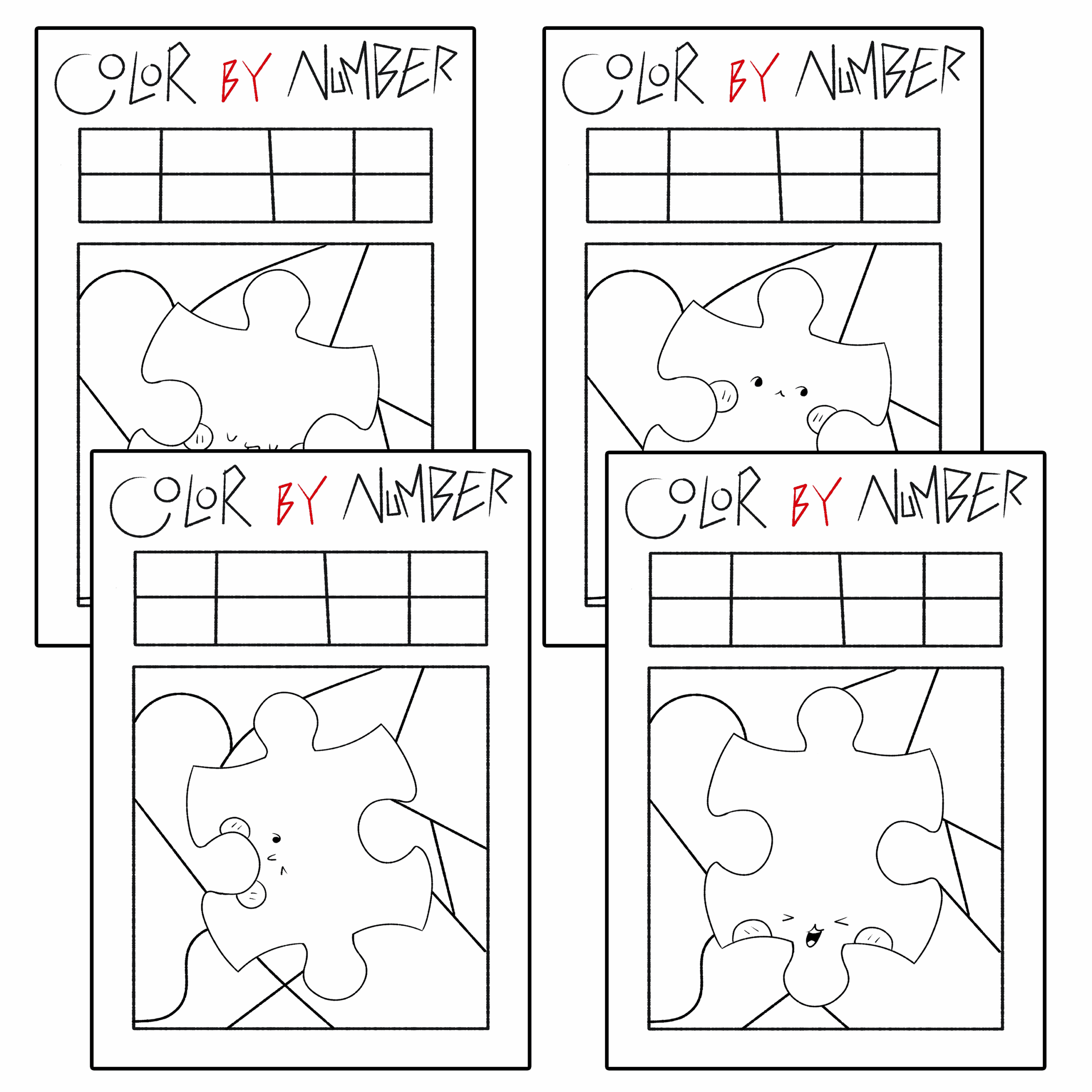 Puzzle Pieces Editable Color By Code Worksheet Activity Jigsaw Color By Numbers Made By Teachers