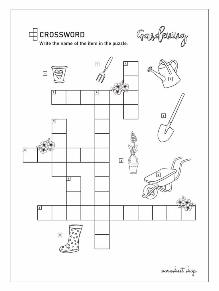 Puzzles Worksheet Shop Worksheets Library