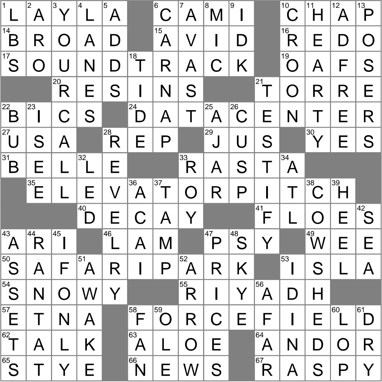 Far Reaching Crossword Puzzle Clue