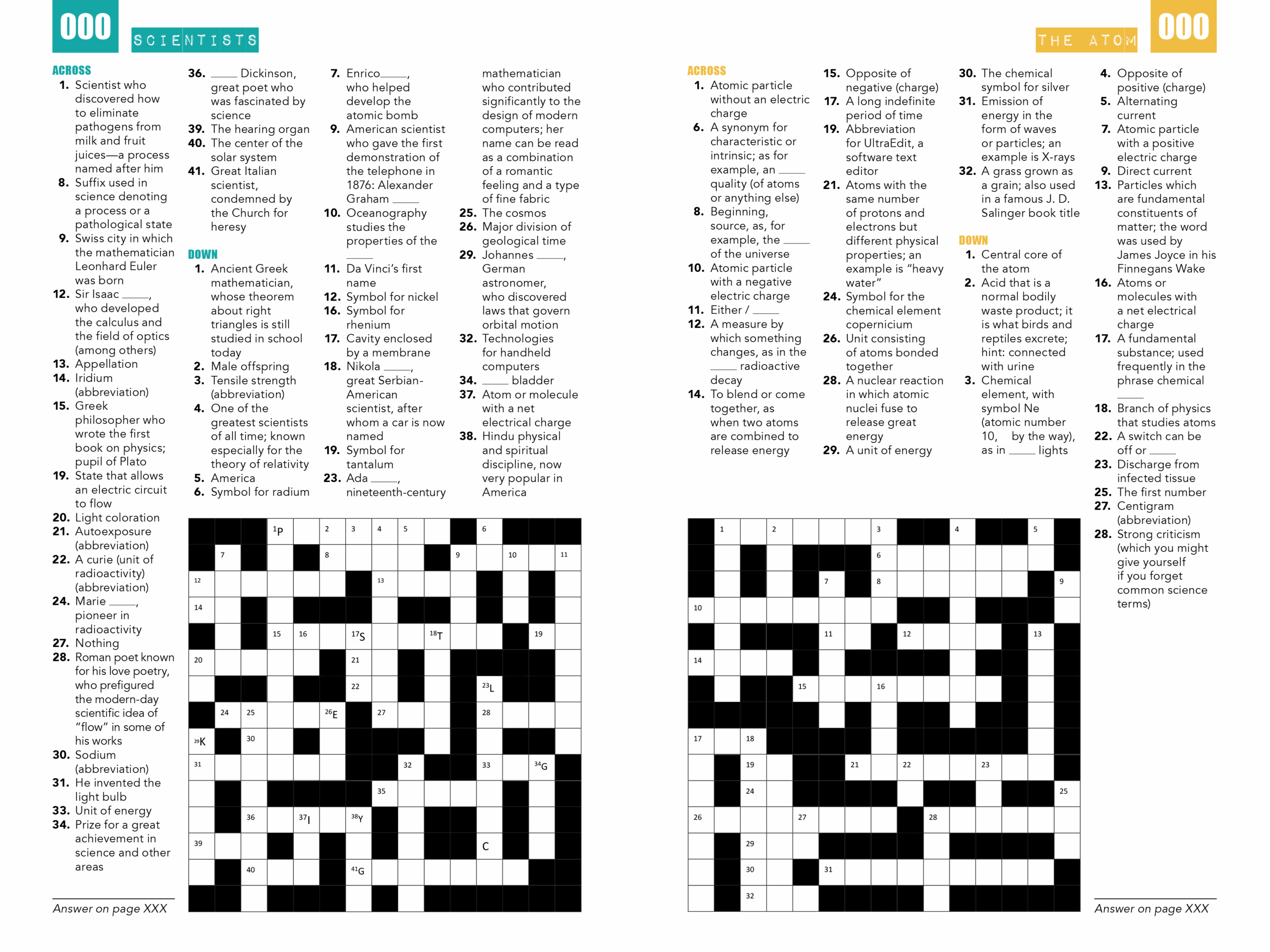 Offspring Crossword Puzzle Clue