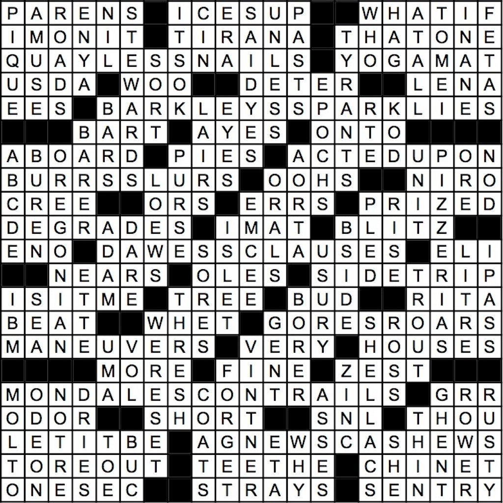 September 2019 Crossword Answer Key Washingtonian September 2019 Crossword Answer Key Washingtonian