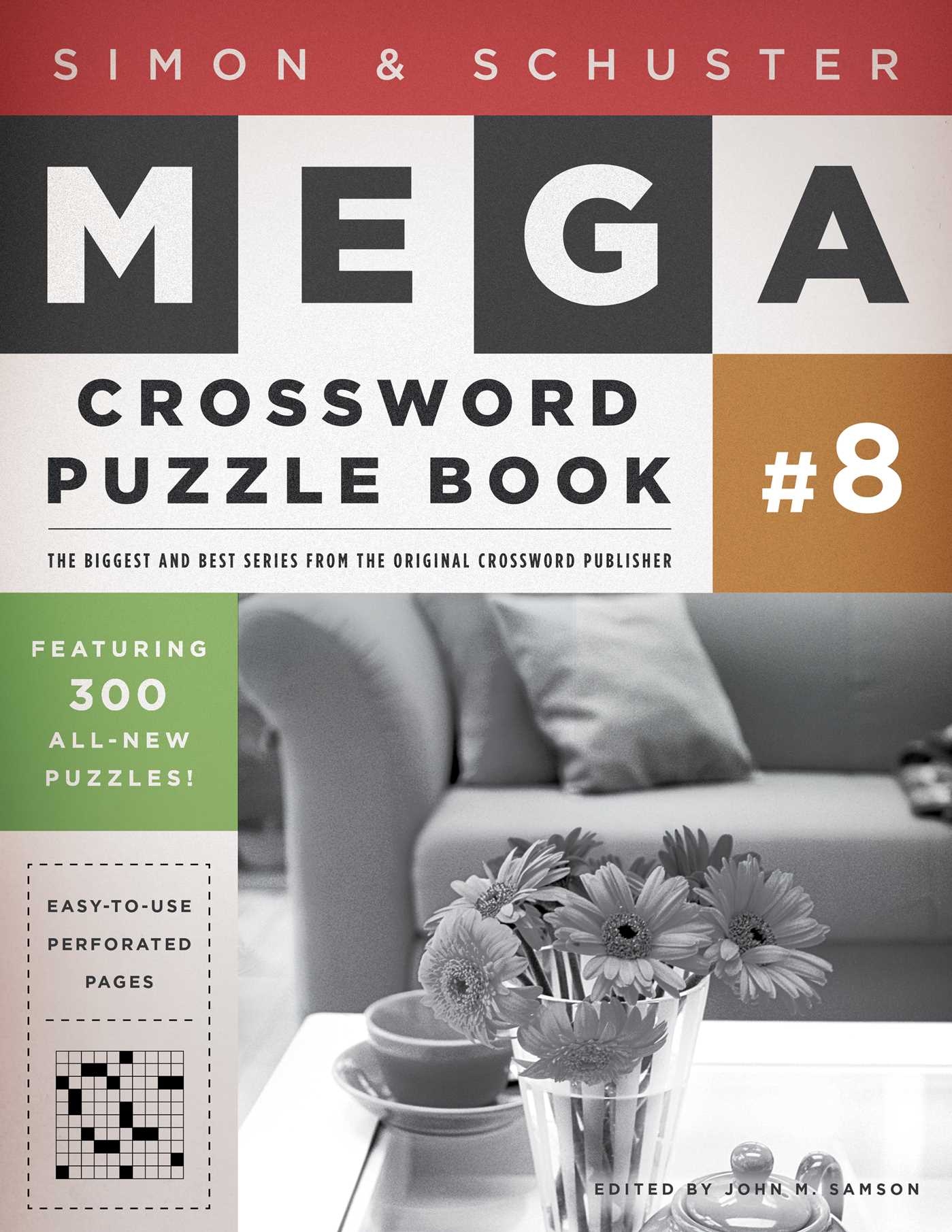 Simon U0026 Schuster Mega Crossword Puzzle Book 8 Book By John M 