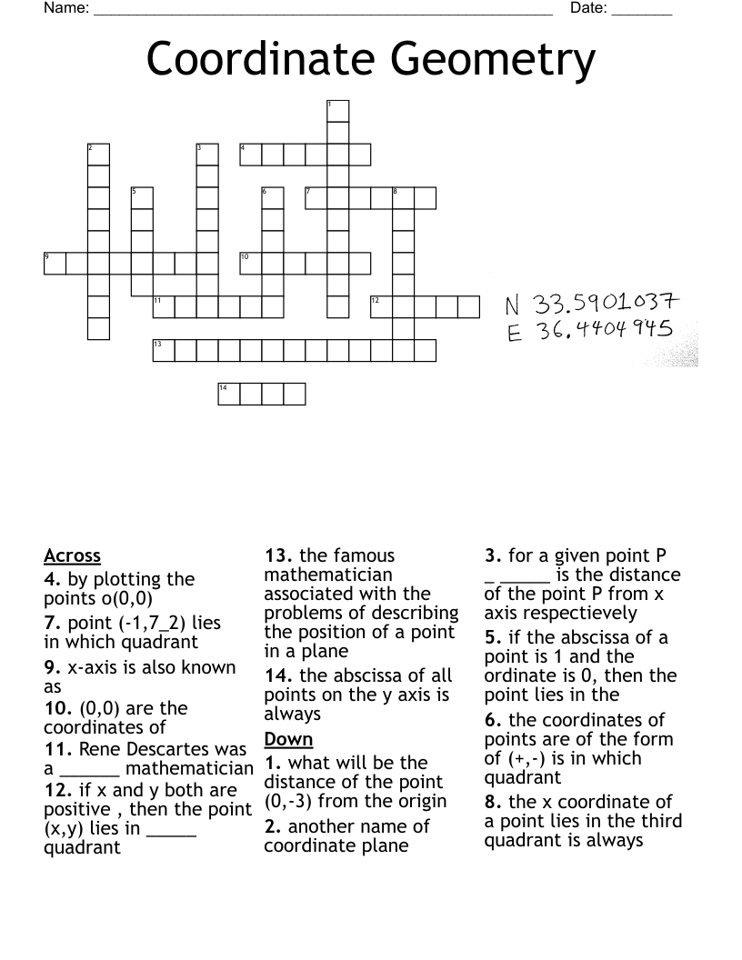 Slope Vocabulary Crossword WordMint Slope Vocabulary Crossword WordMint
