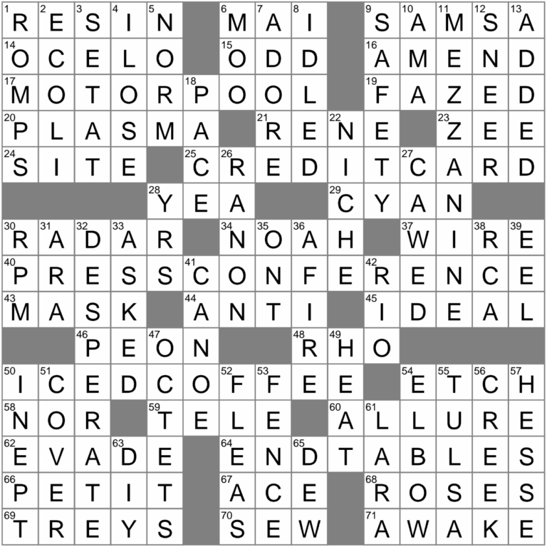 Small screen Pioneer Crossword Clue Archives LAXCrossword