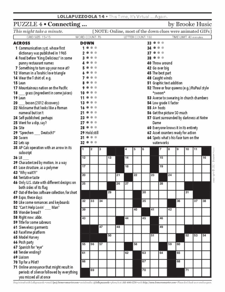 Solve The Puzzle The New York Times Worksheets Library