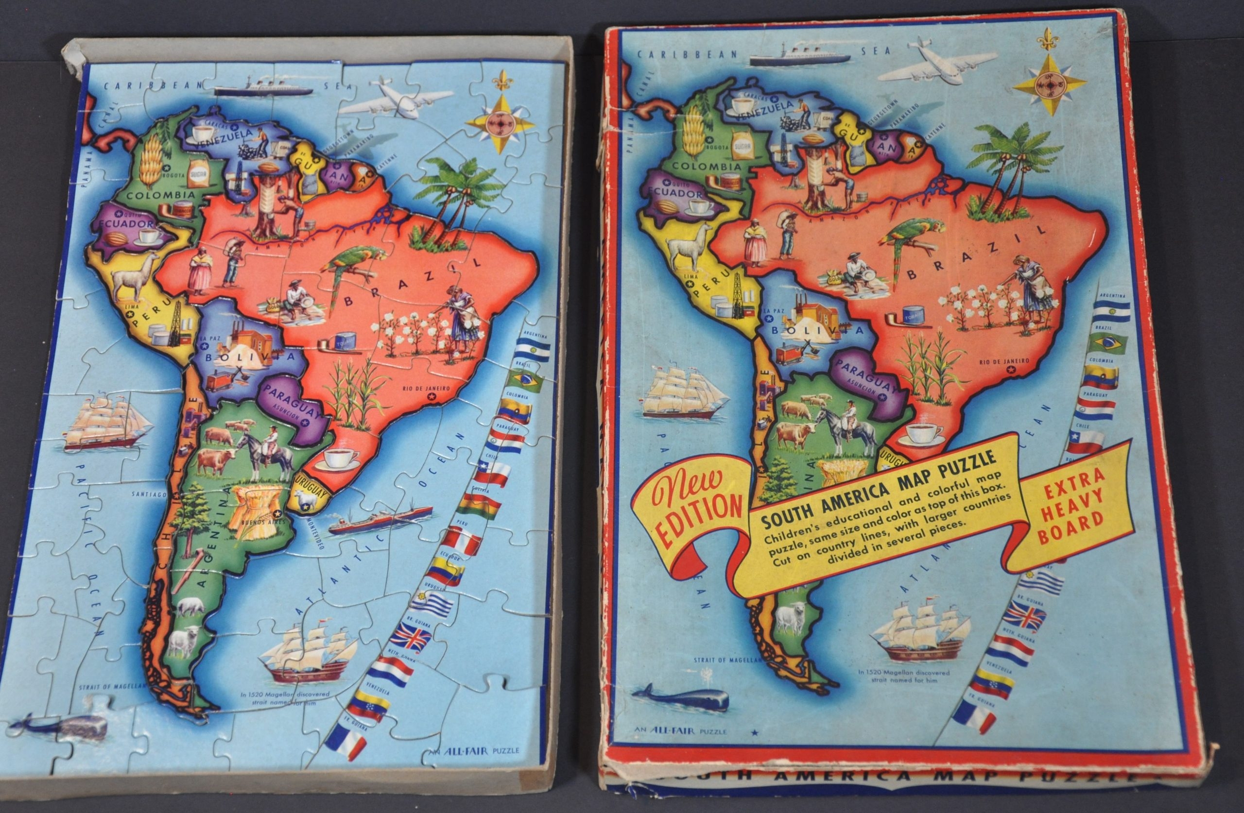 South America Map Puzzle