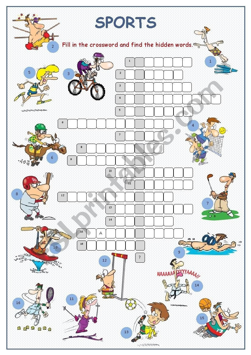 Sport Crossword Puzzle