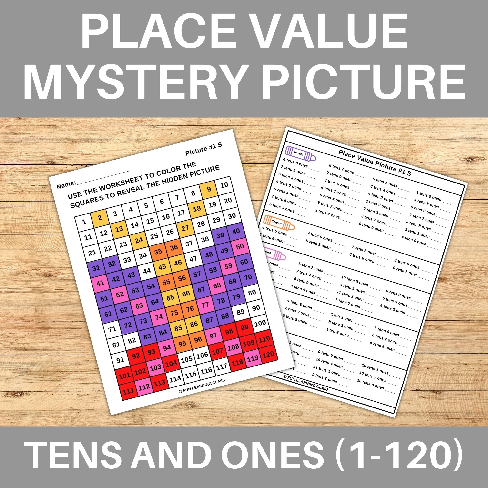 120 Chart Puzzle Worksheet