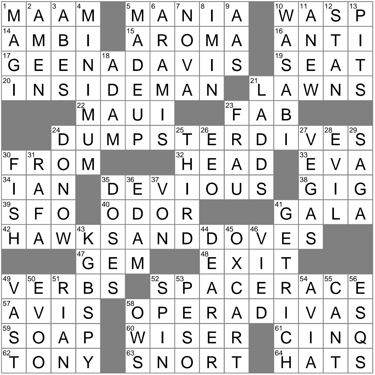 Stop And Go Crossword Clue Archives LAXCrossword Stop And Go Crossword Clue Archives LAXCrossword
