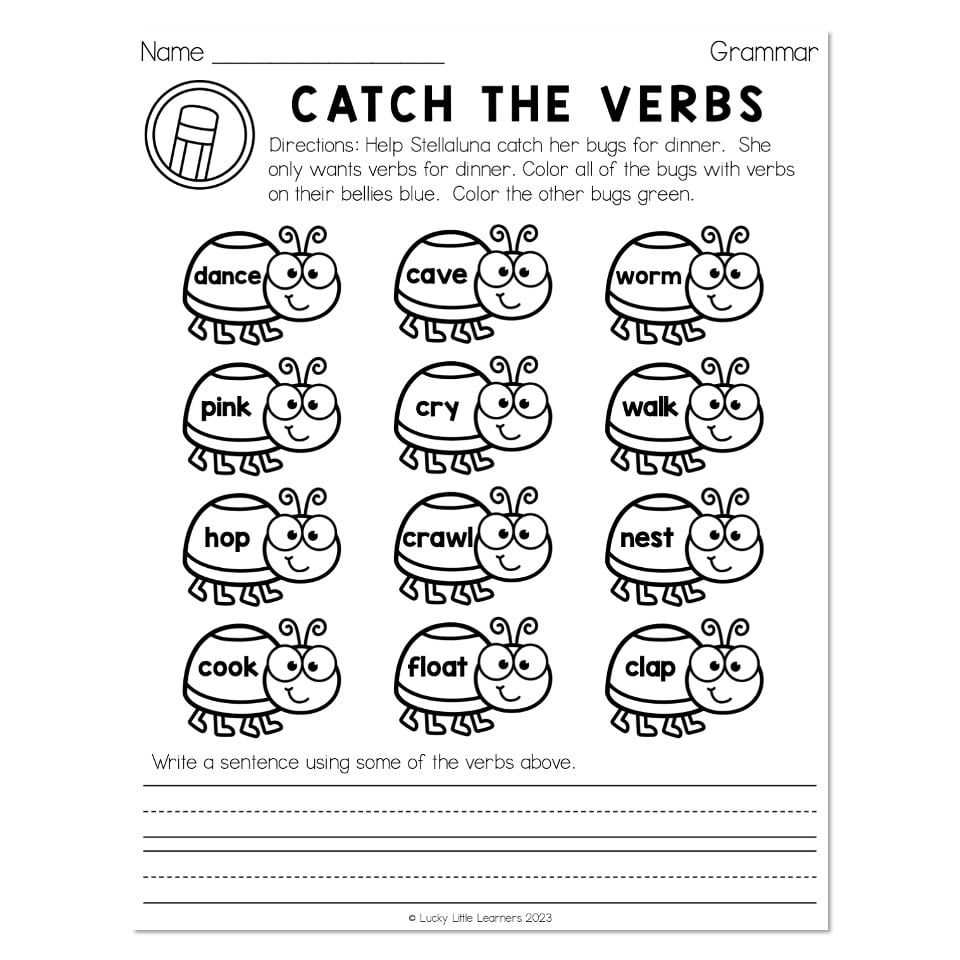 Verbs Puzzle Worksheets For 1st Grade Verbs Puzzle Worksheets For 1st Grade