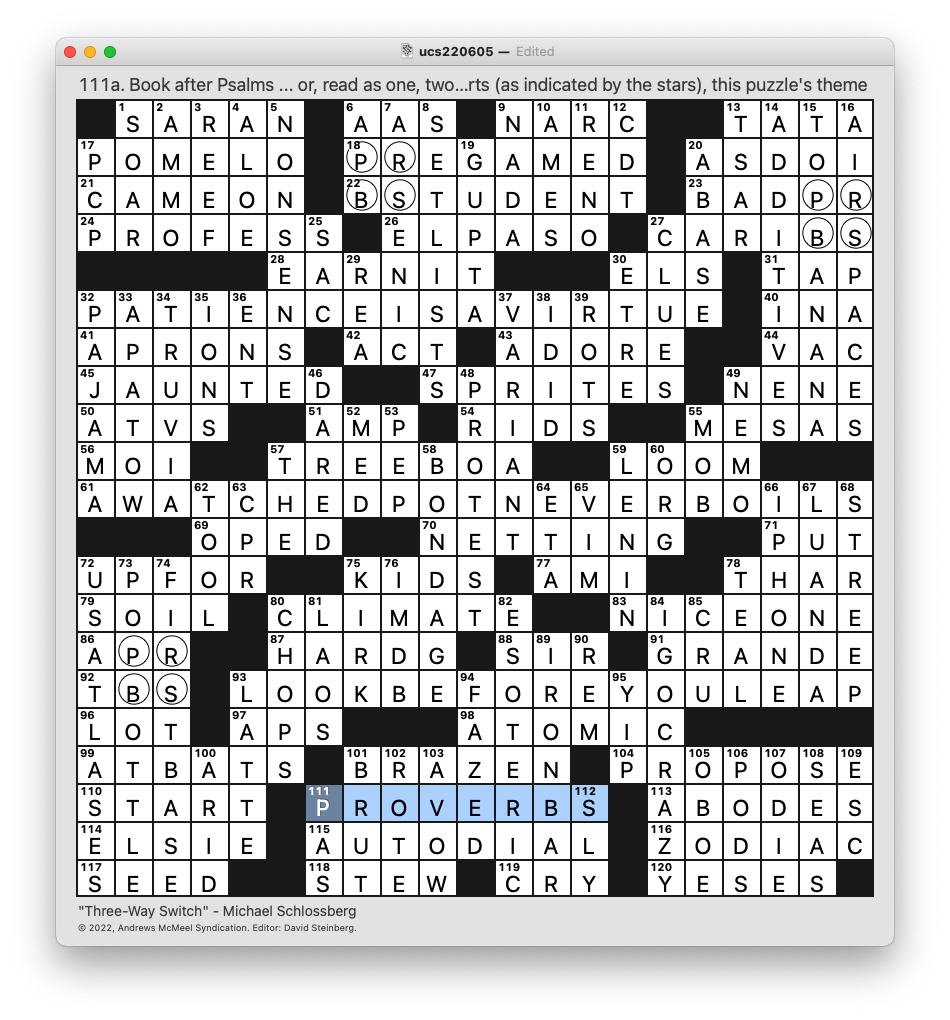 Sunday June 5 2022 Diary Of A Crossword Fiend