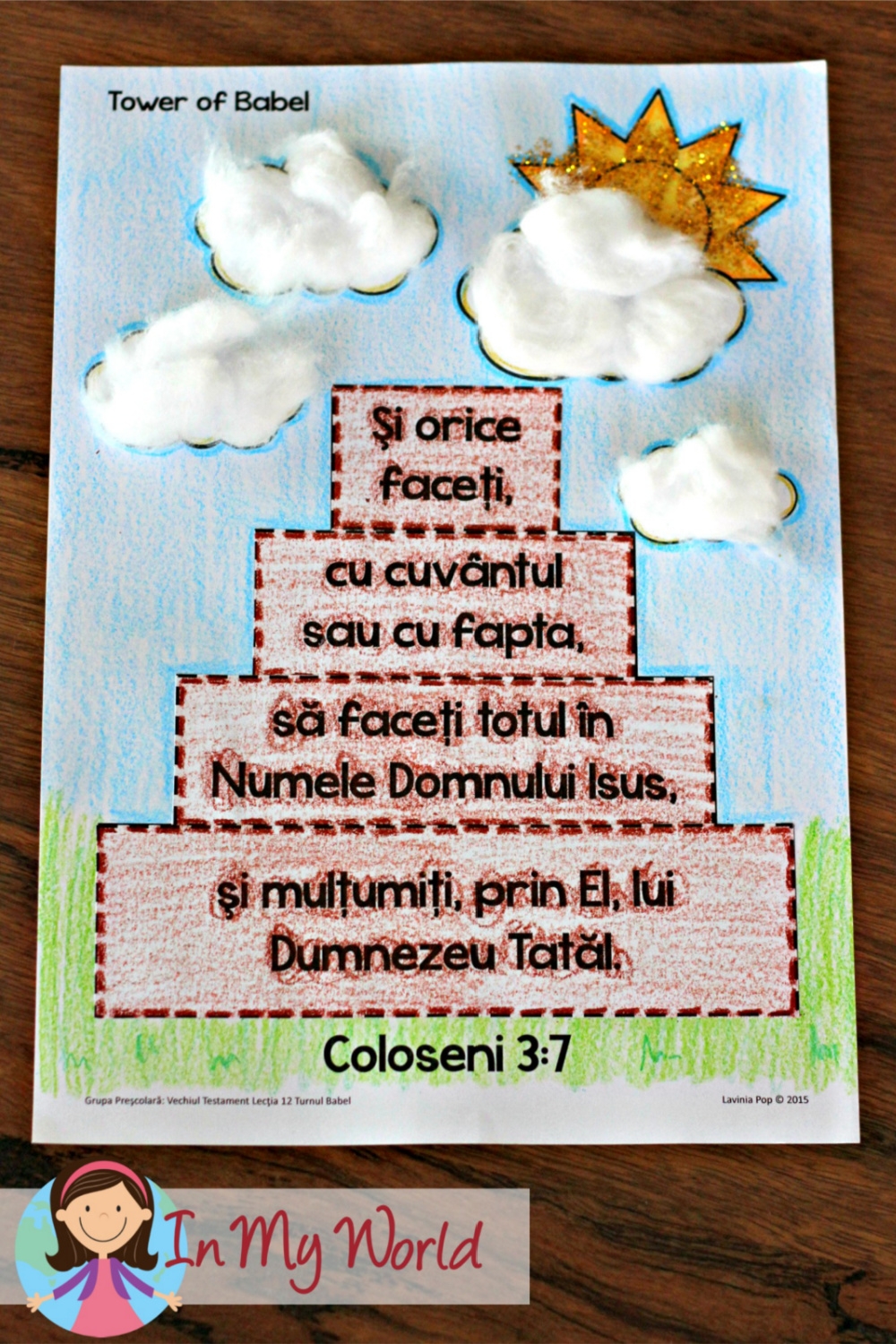 Sunday School Lesson 12 The Tower Of Babel In My World Sunday School Lesson 12 The Tower Of Babel In My World