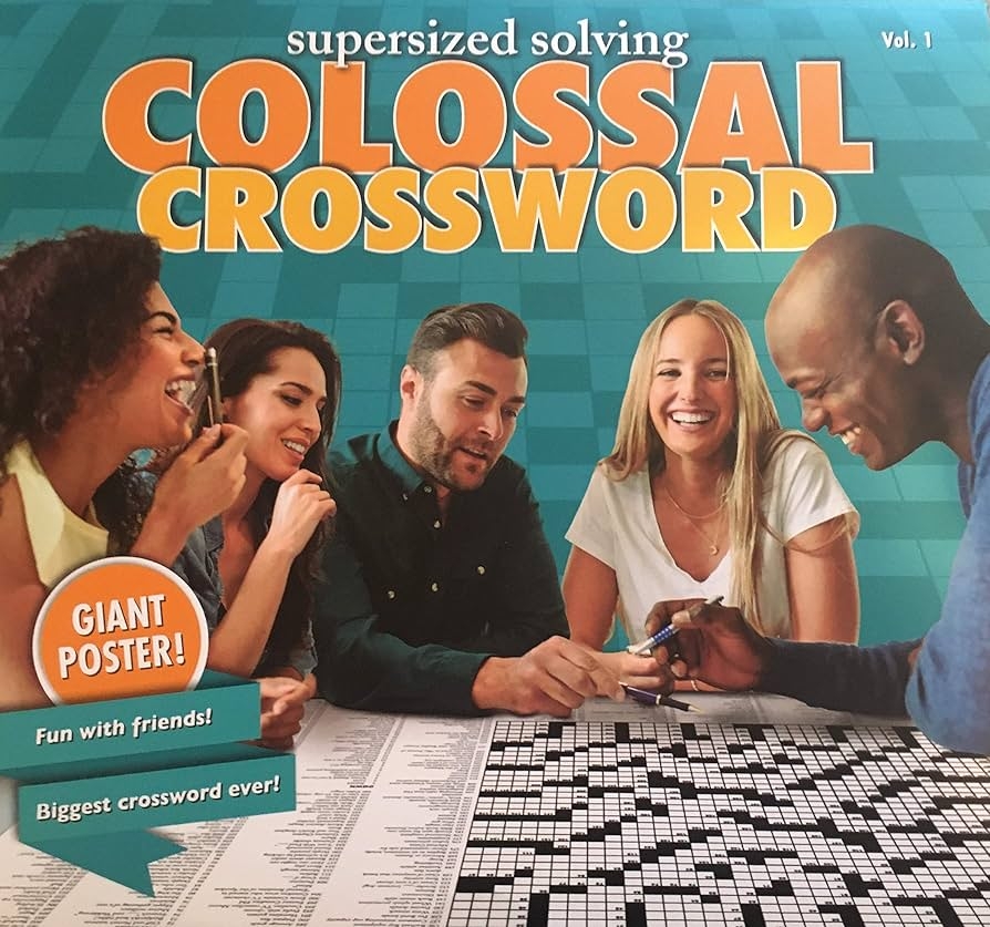 Supersized Solving Colossal Crossword Puzzle Giant Poster Volume 1 Over 3ft Wide Supersized Solving Colossal Crossword Puzzle Giant Poster Volume 1 Over 3ft Wide