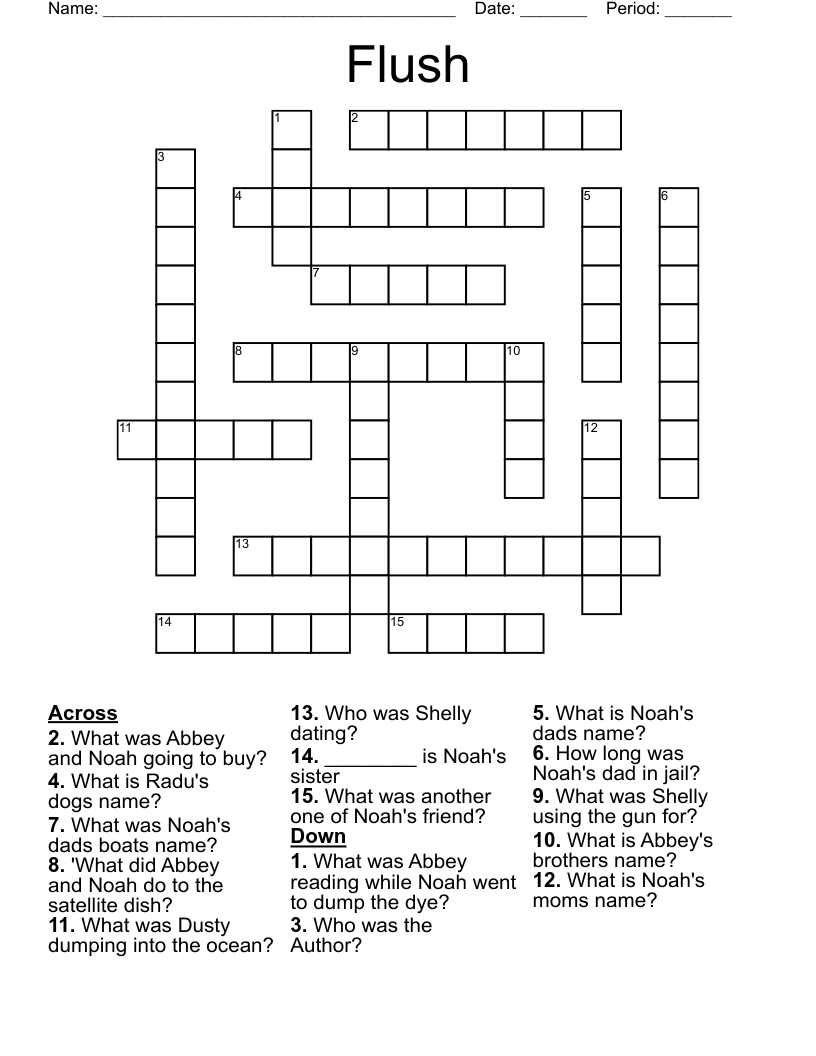 The Notebook Crossword WordMint