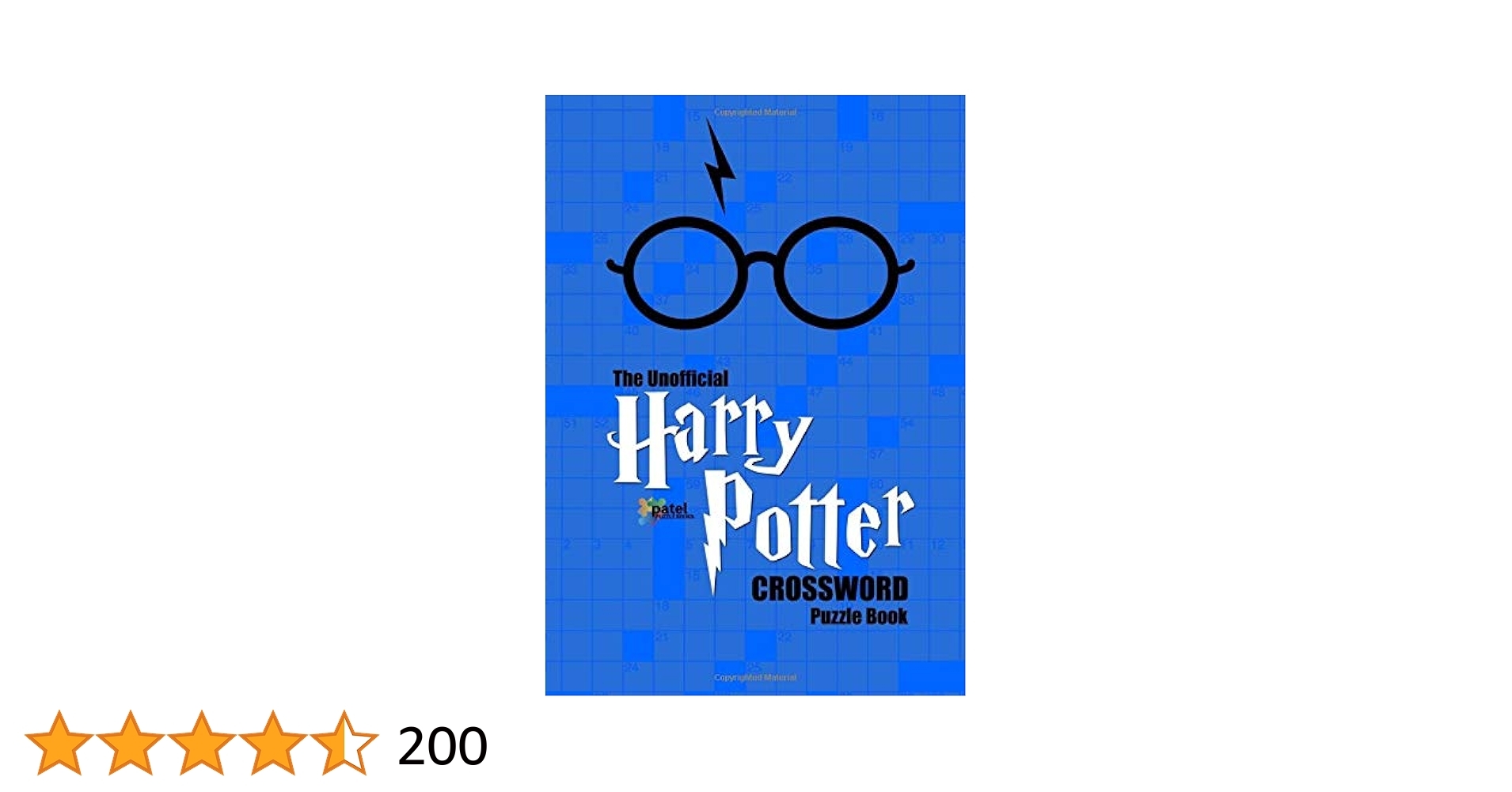 The Unofficial Harry Potter Crossword Book 30 Crossword Puzzles Based On The Harry Potter Books By JK Rowling Harry Potter Puzzle Books 