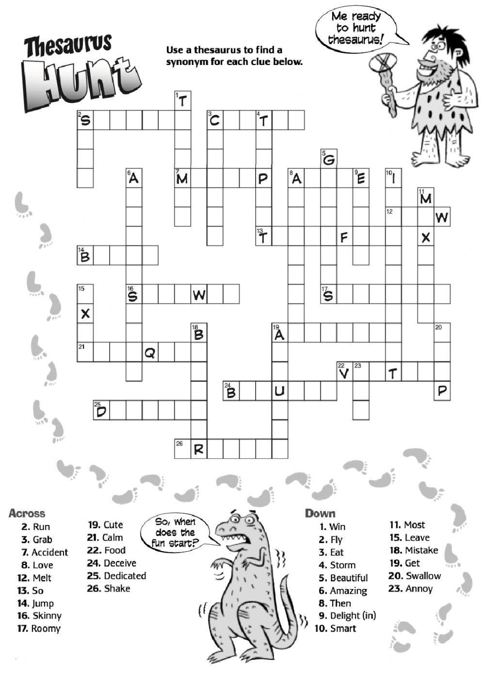 Thesaurus Worksheets 15 Worksheets Worksheets Library